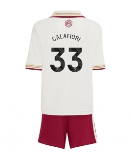Günstige Arsenal Riccardo Calafiori #33 3rd trikot Kinder 2025-26 Kurzarm (+ Kurze Hosen)